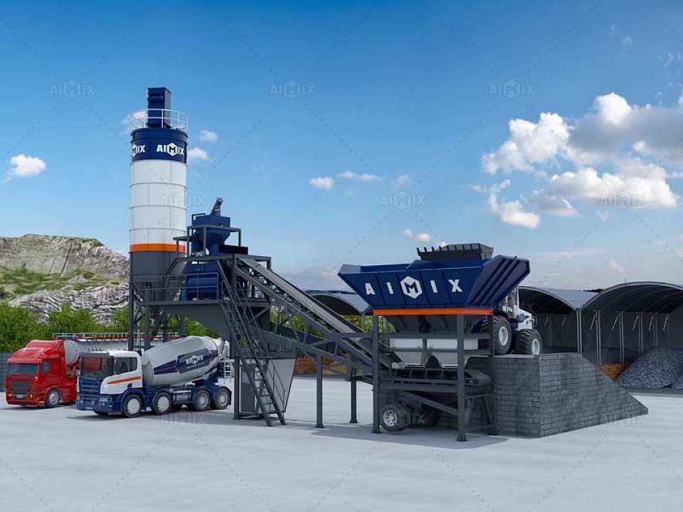 portable concrete batch plants