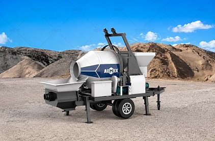 abjz concrete mixing pump